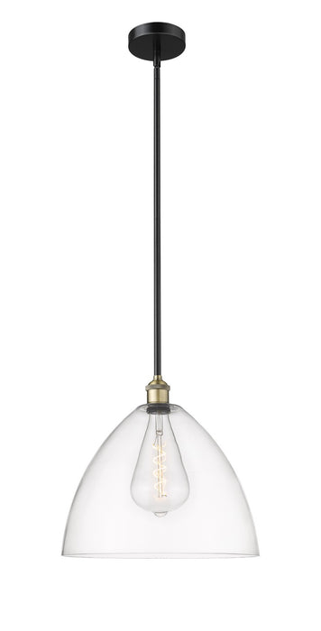 Innovations 616-1S-BAB-GBD-162 One Light Pendant, Black Antique Brass