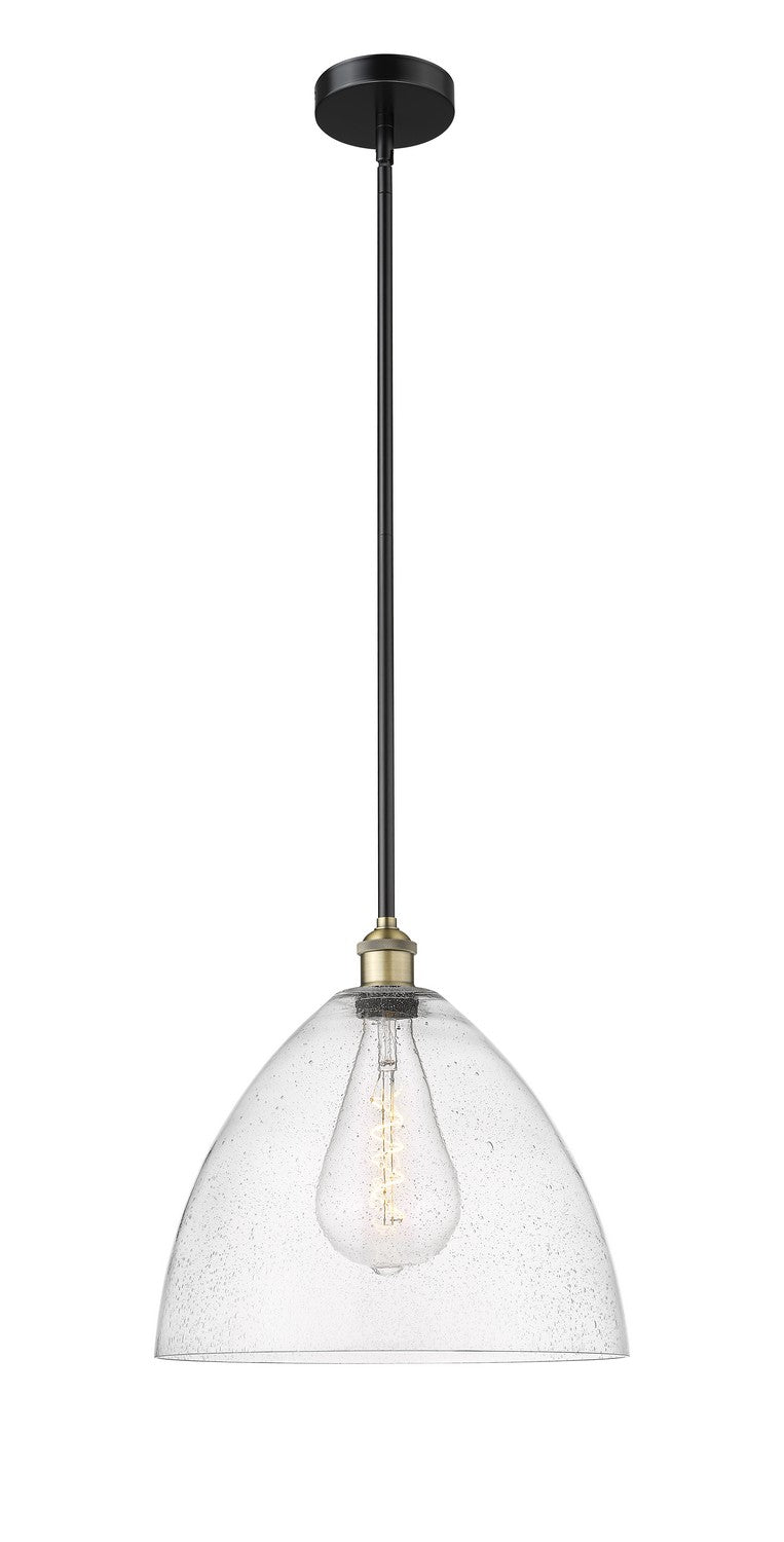Innovations 616-1S-BAB-GBD-164 One Light Pendant, Black Antique Brass