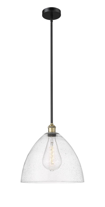 Innovations 616-1S-BAB-GBD-164 One Light Pendant, Black Antique Brass