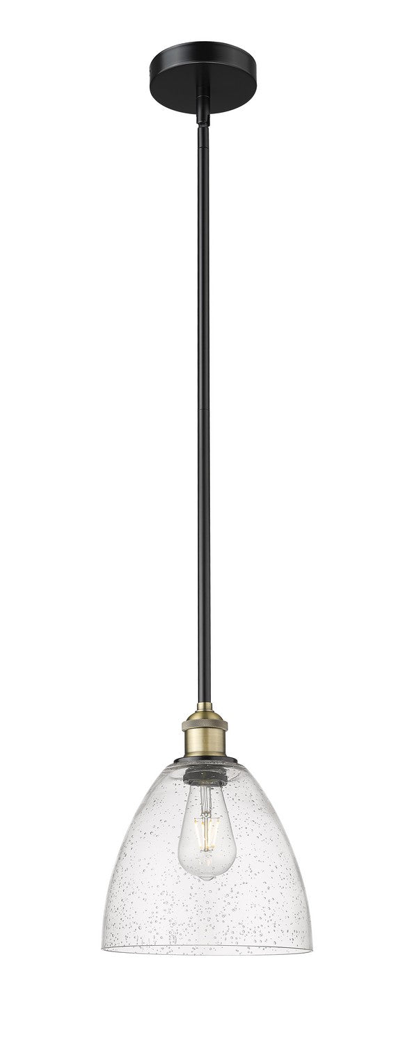 Innovations 616-1S-BAB-GBD-94 One Light Mini Pendant, Black Antique Brass