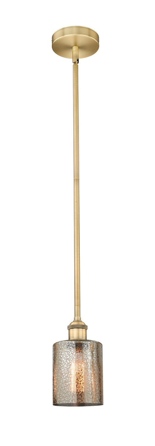 Innovations 616-1S-BB-G116 One Light Mini Pendant, Brushed Brass