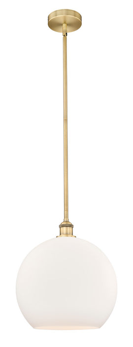 Innovations 616-1S-BB-G121-14 One Light Pendant, Brushed Brass