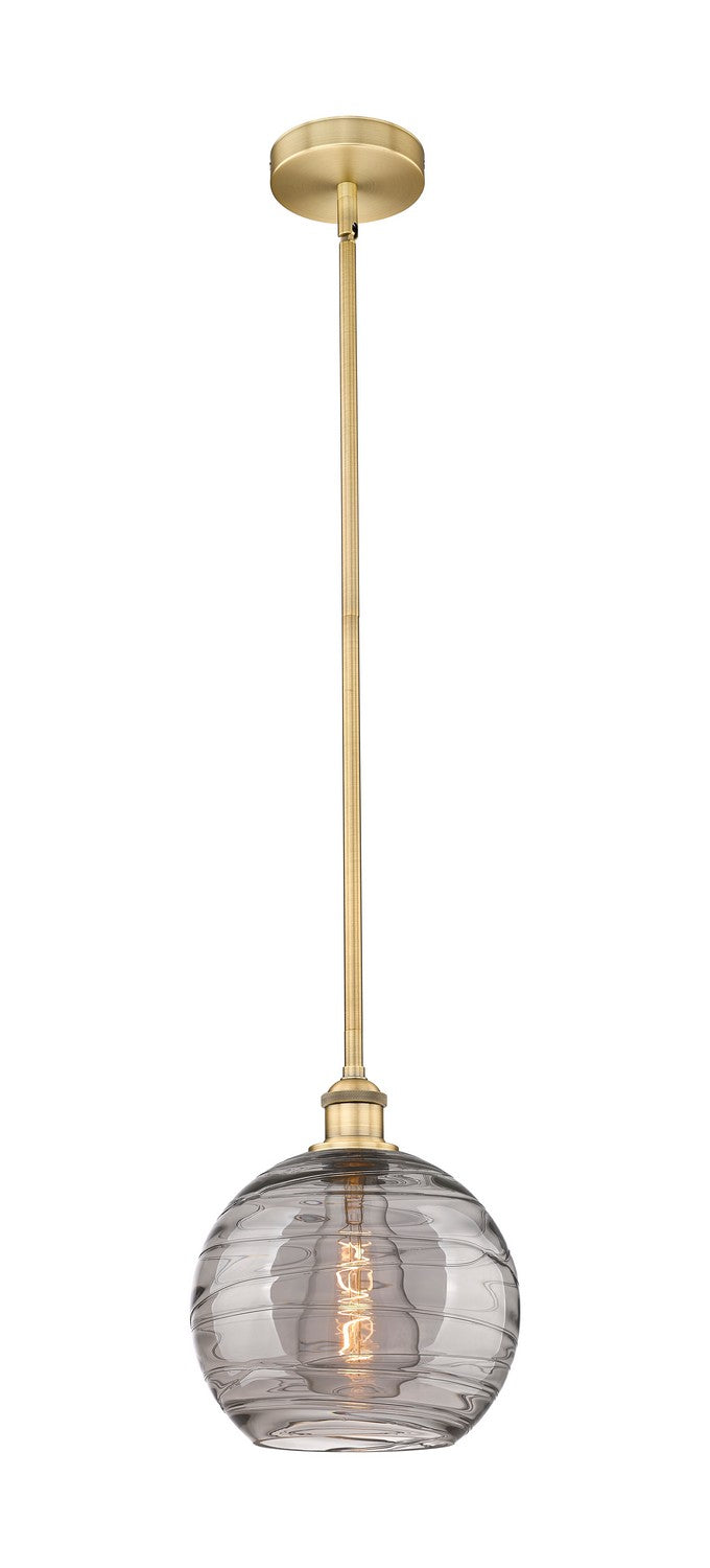 Innovations 616-1S-BB-G1213-10SM One Light Mini Pendant, Brushed Brass
