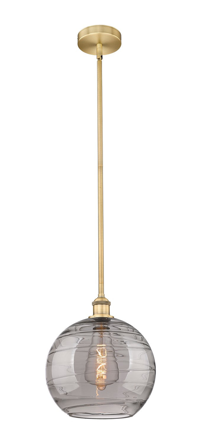 Innovations 616-1S-BB-G1213-12SM One Light Mini Pendant, Brushed Brass