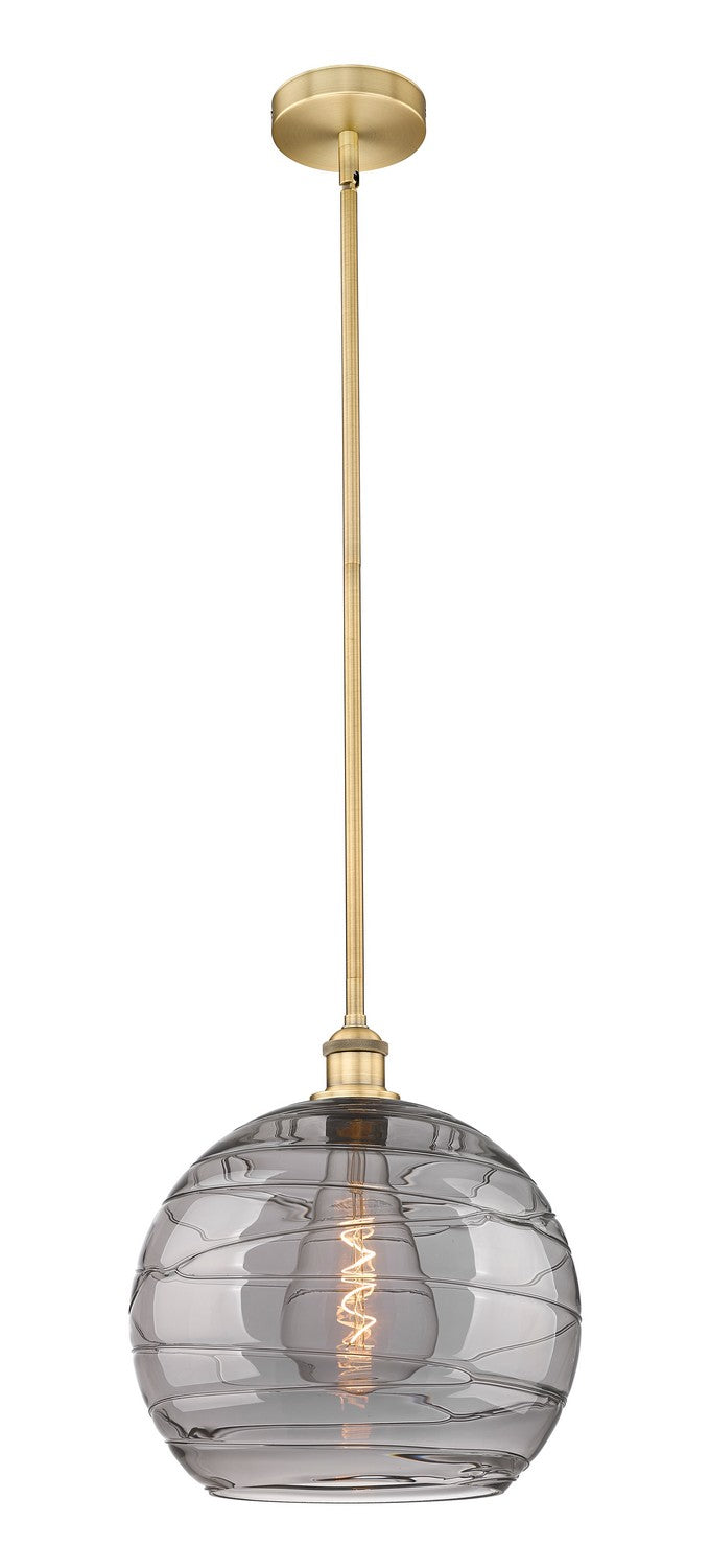 Innovations 616-1S-BB-G1213-14SM One Light Pendant, Brushed Brass