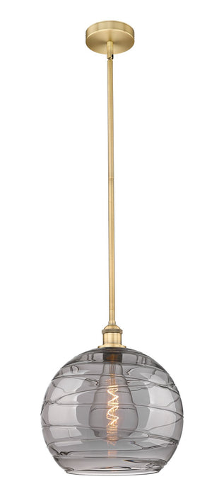 Innovations 616-1S-BB-G1213-14SM One Light Pendant, Brushed Brass