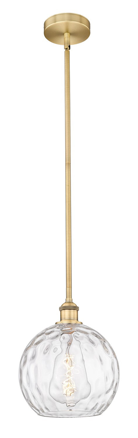 Innovations 616-1S-BB-G1215-10 One Light Mini Pendant, Brushed Brass