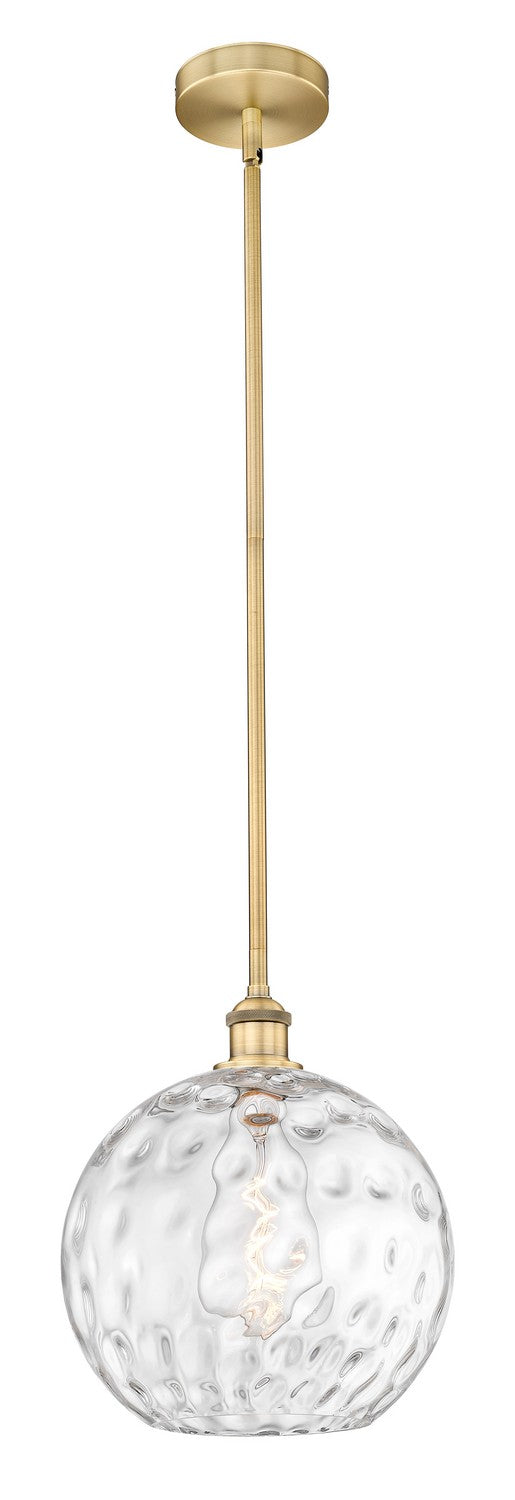 Innovations 616-1S-BB-G1215-12 One Light Mini Pendant, Brushed Brass