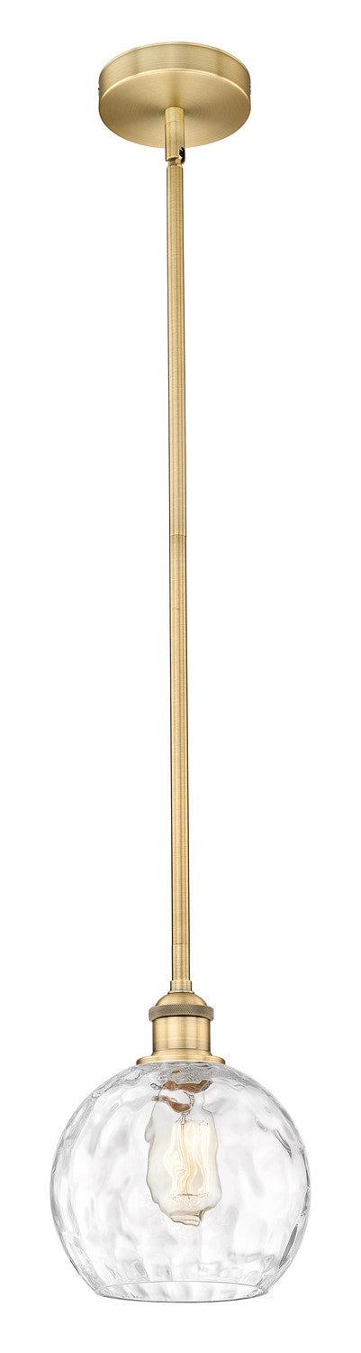 Innovations 616-1S-BB-G1215-8 One Light Mini Pendant, Brushed Brass