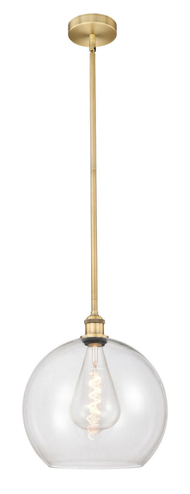 Innovations 616-1S-BB-G122-14 One Light Pendant, Brushed Brass