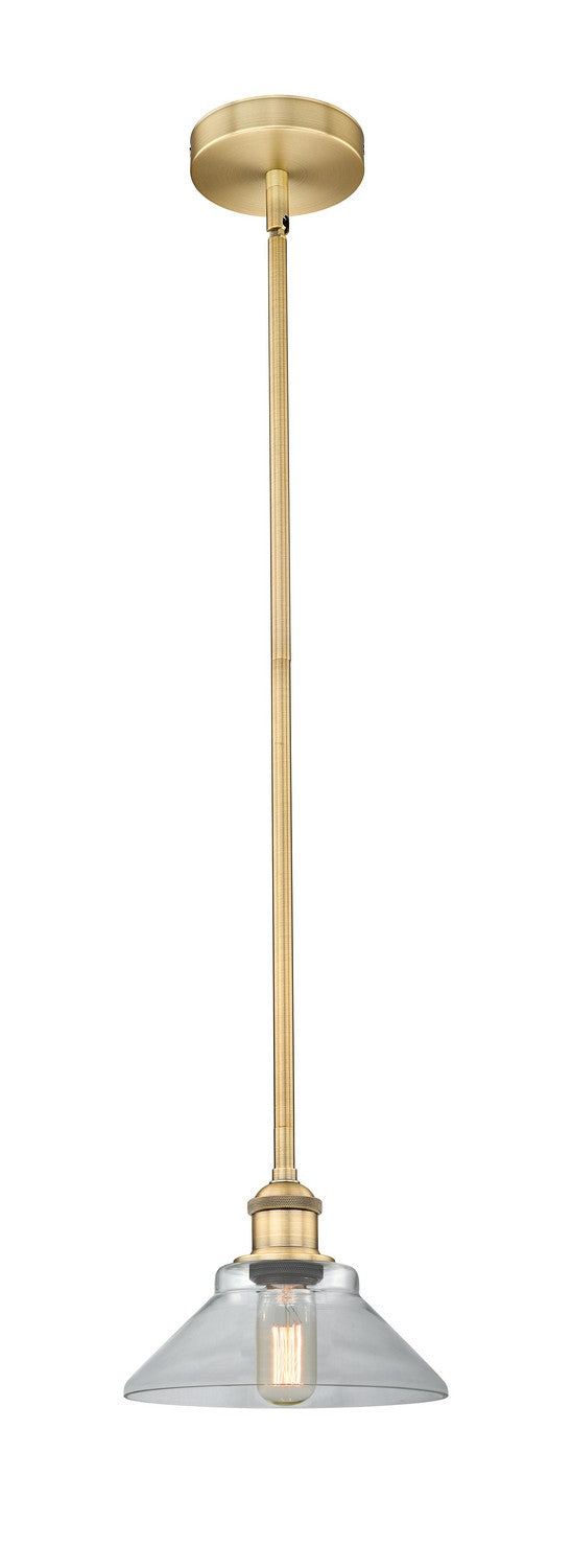 Innovations 616-1S-BB-G132 One Light Mini Pendant, Brushed Brass