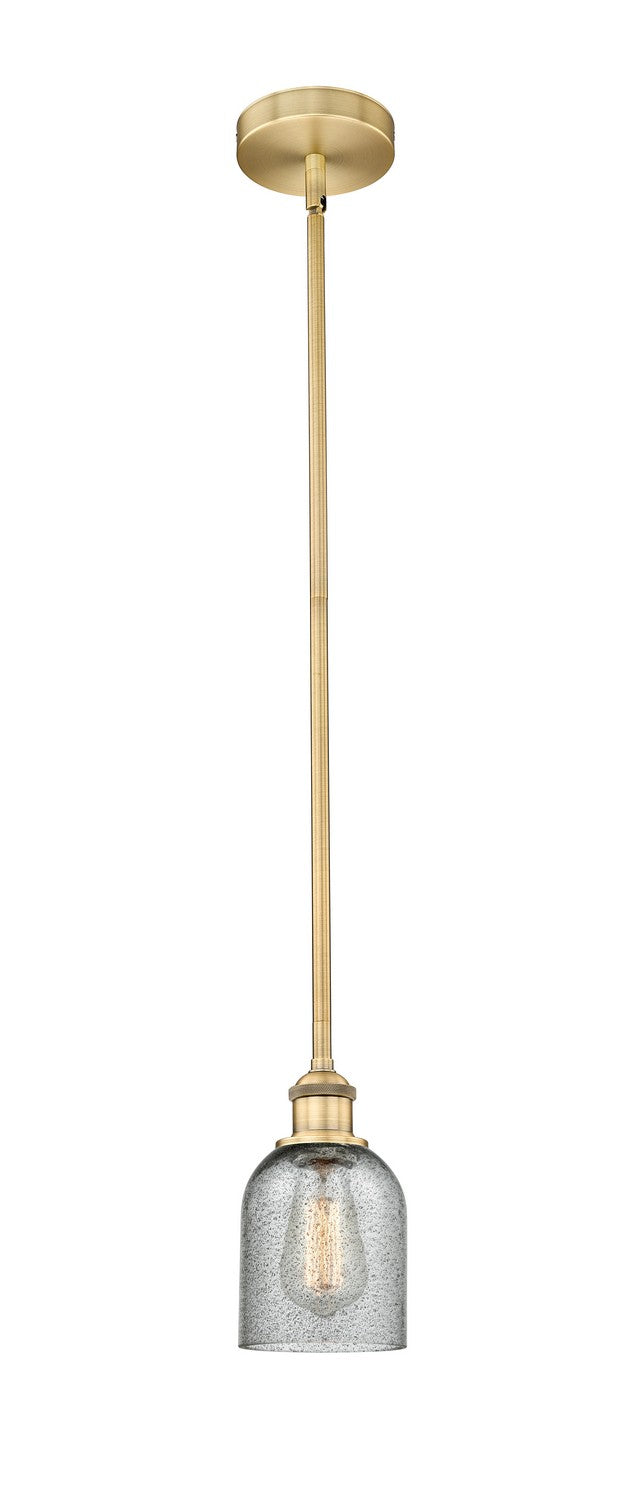Innovations 616-1S-BB-G257 One Light Mini Pendant, Brushed Brass