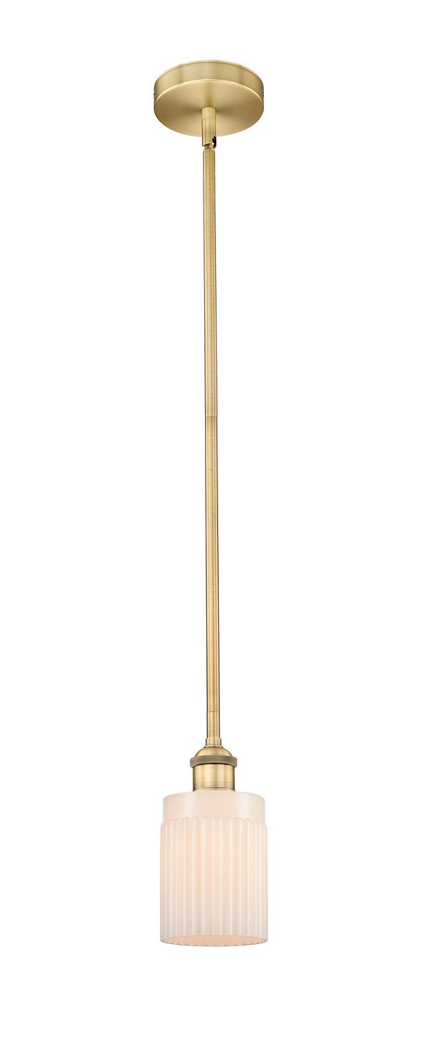 Innovations 616-1S-BB-G341 One Light Mini Pendant, Brushed Brass