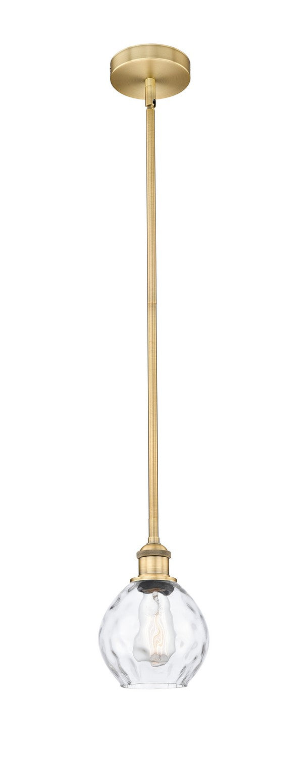 Innovations 616-1S-BB-G362 One Light Mini Pendant, Brushed Brass
