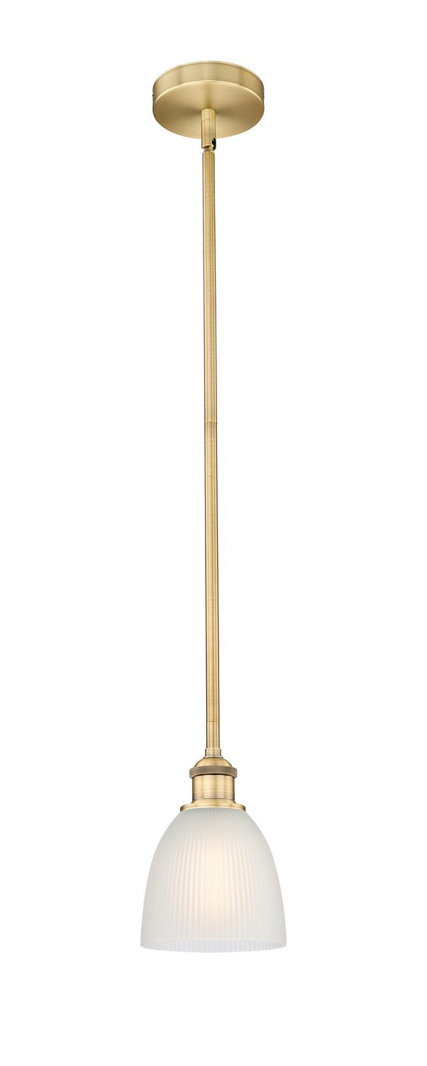 Innovations 616-1S-BB-G381 One Light Mini Pendant, Brushed Brass