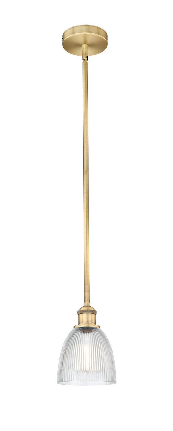 Innovations 616-1S-BB-G382 One Light Mini Pendant, Brushed Brass