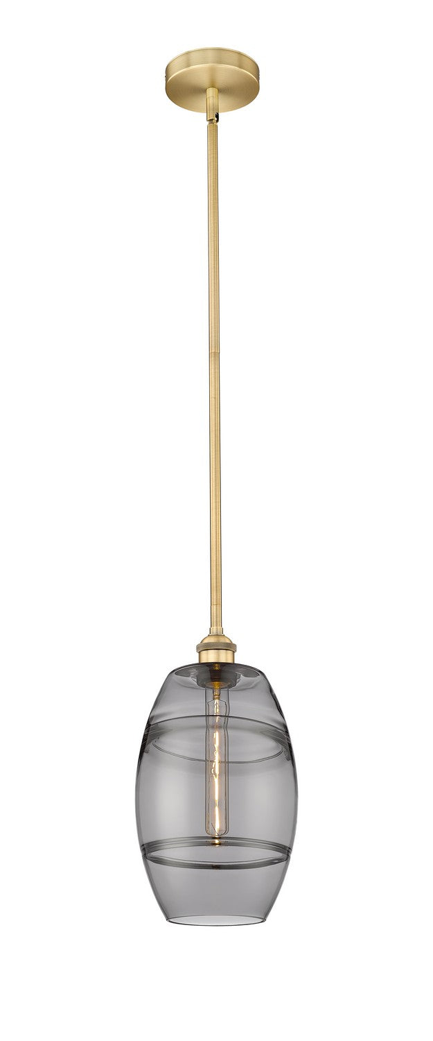 Innovations 616-1S-BB-G557-8SM One Light Mini Pendant, Brushed Brass