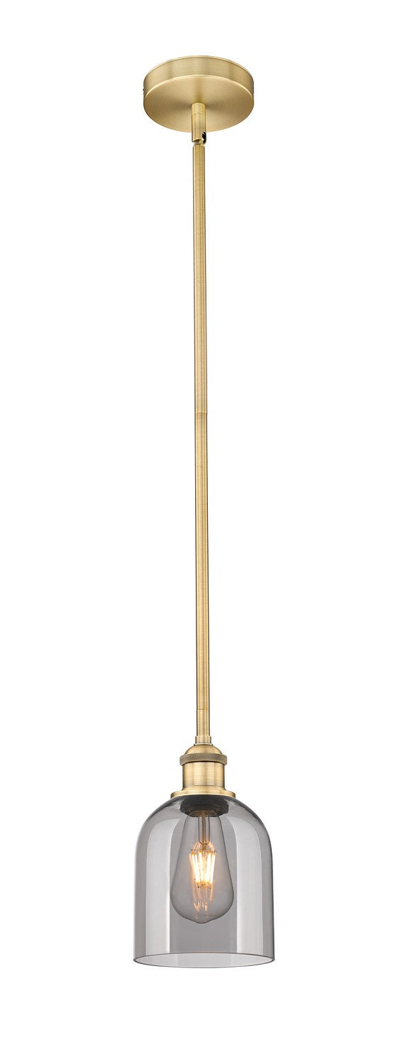 Innovations 616-1S-BB-G558-6SM One Light Mini Pendant, Brushed Brass