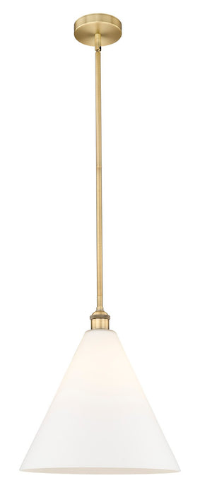 Innovations 616-1S-BB-GBC-161 One Light Pendant, Brushed Brass