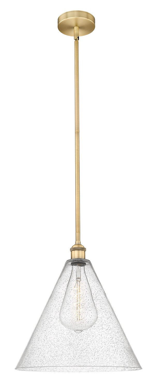 Innovations 616-1S-BB-GBC-164 One Light Pendant, Brushed Brass