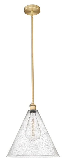 Innovations 616-1S-BB-GBC-164 One Light Pendant, Brushed Brass