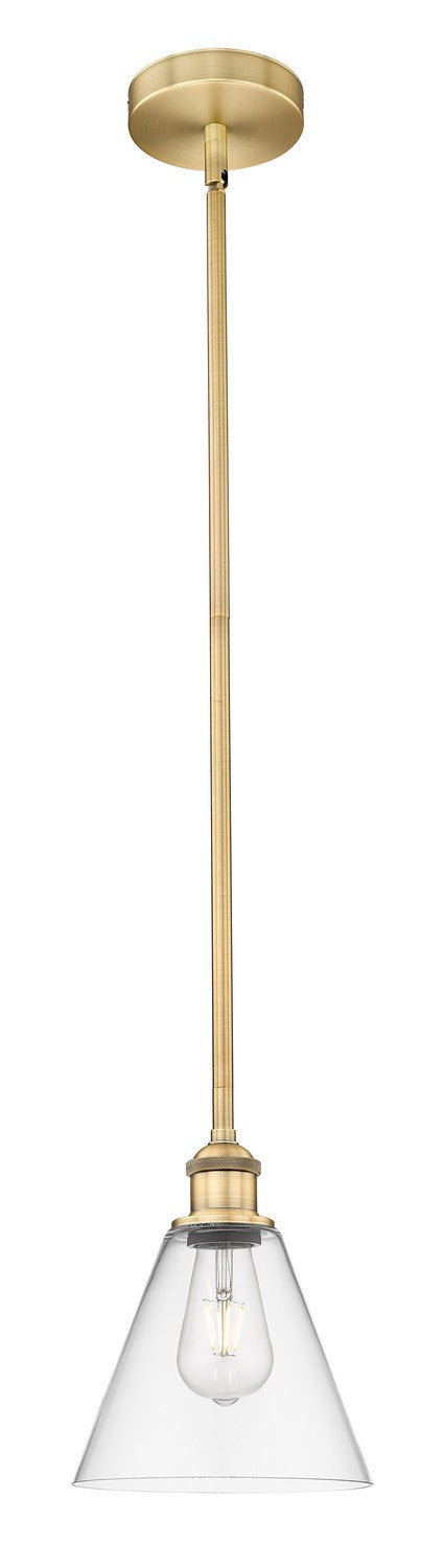Innovations 616-1S-BB-GBC-82 One Light Mini Pendant, Brushed Brass