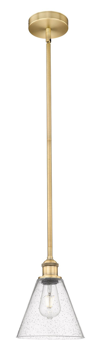 Innovations 616-1S-BB-GBC-84 One Light Mini Pendant, Brushed Brass