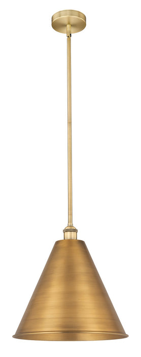 Innovations 616-1S-BB-MBC-16-BB One Light Mini Pendant, Brushed Brass