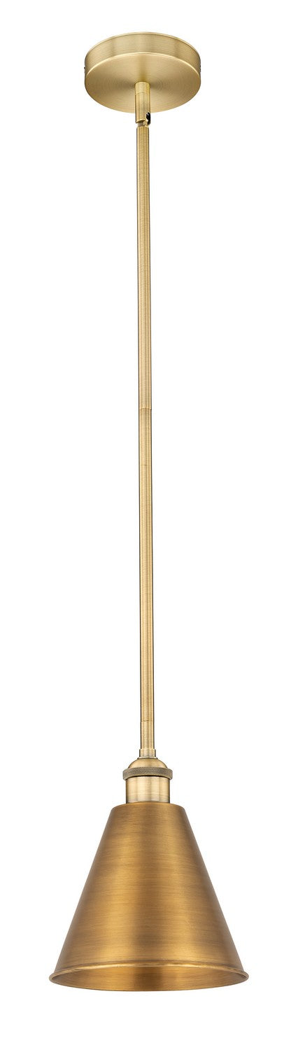 Innovations 616-1S-BB-MBC-8-BB One Light Mini Pendant, Brushed Brass