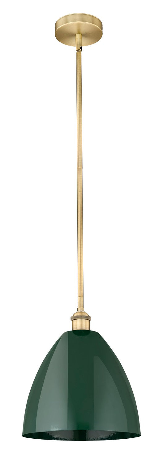 Innovations 616-1S-BB-MBD-12-GR One Light Mini Pendant, Brushed Brass