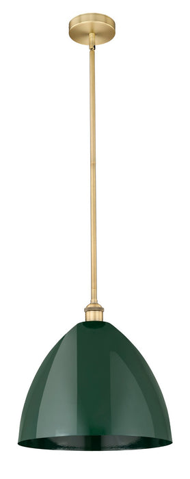 Innovations 616-1S-BB-MBD-16-GR One Light Mini Pendant, Brushed Brass