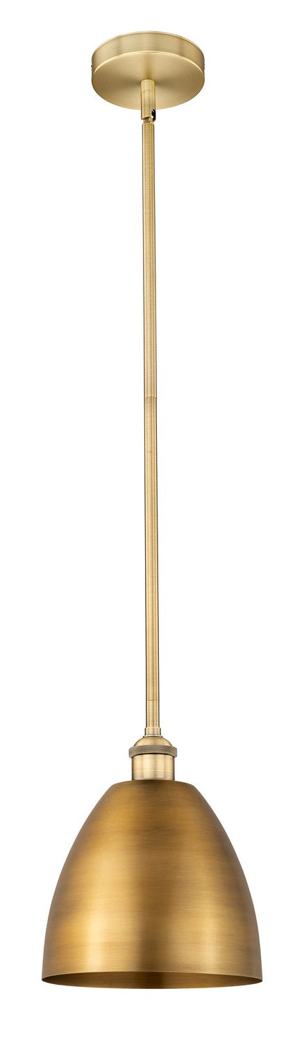 Innovations 616-1S-BB-MBD-9-BB One Light Mini Pendant, Brushed Brass