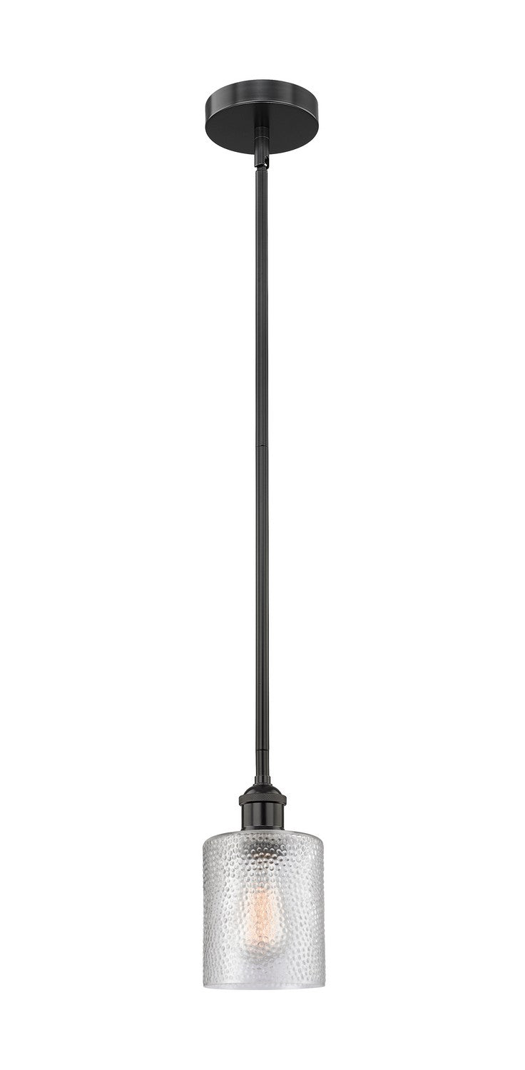 Innovations 616-1S-BK-G112 One Light Mini Pendant, Matte Black