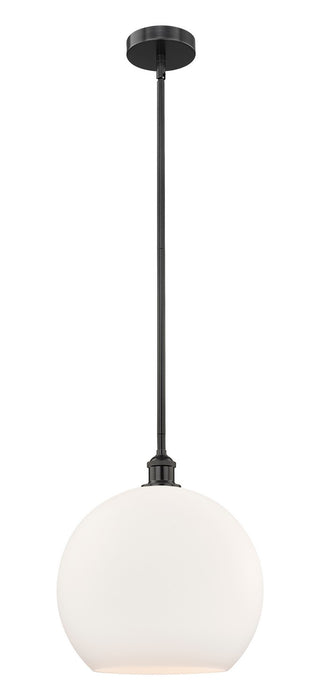 Innovations 616-1S-BK-G121-14 One Light Pendant, Matte Black