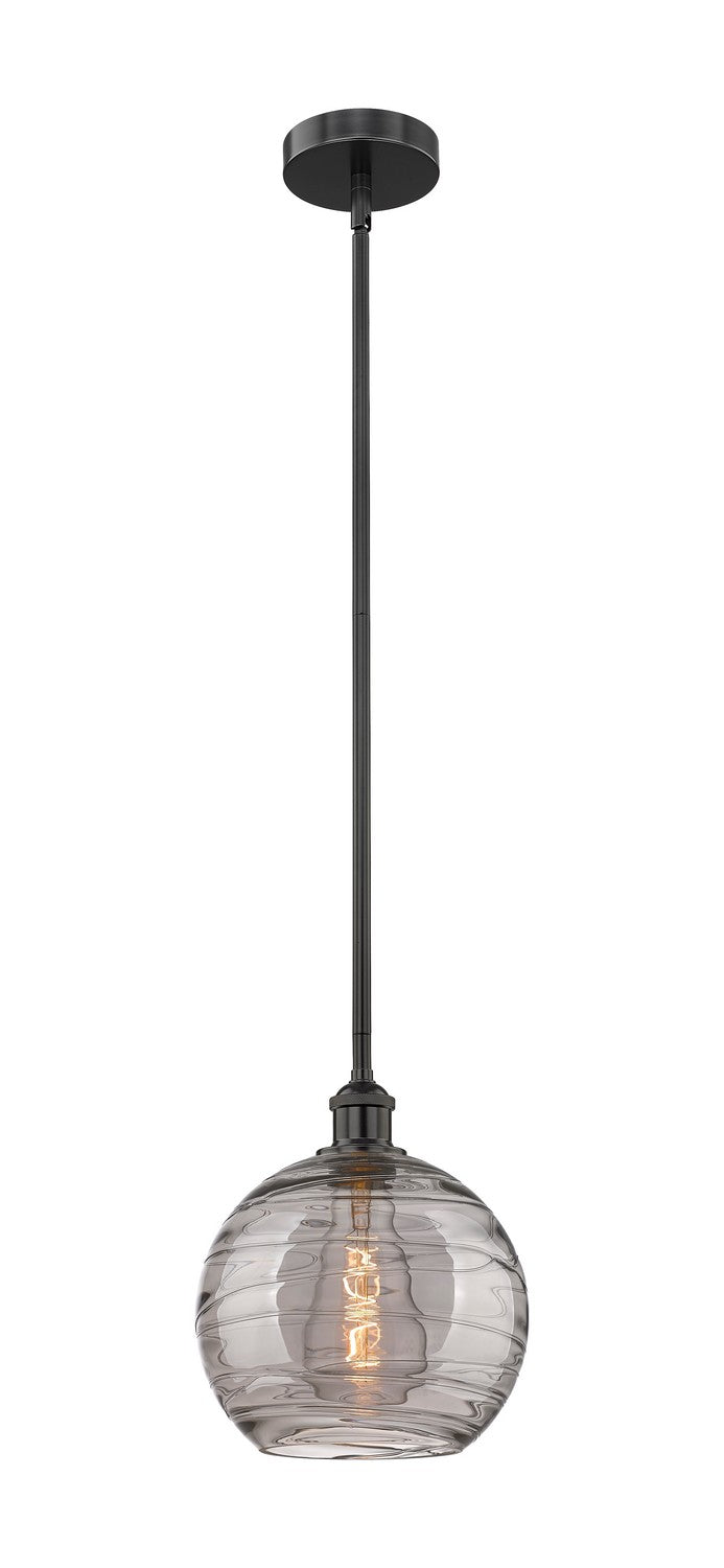 Innovations 616-1S-BK-G1213-10SM One Light Mini Pendant, Matte Black