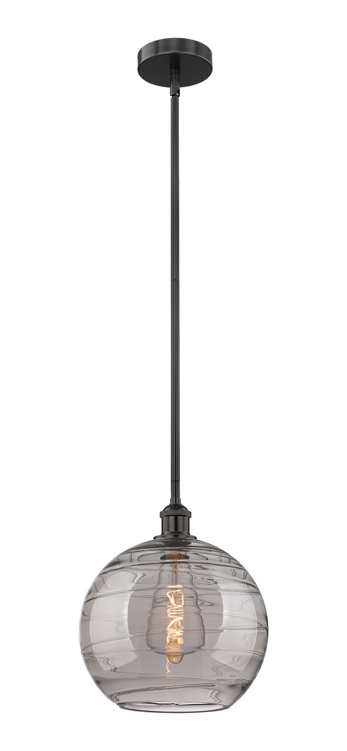 Innovations 616-1S-BK-G1213-12SM One Light Mini Pendant, Matte Black