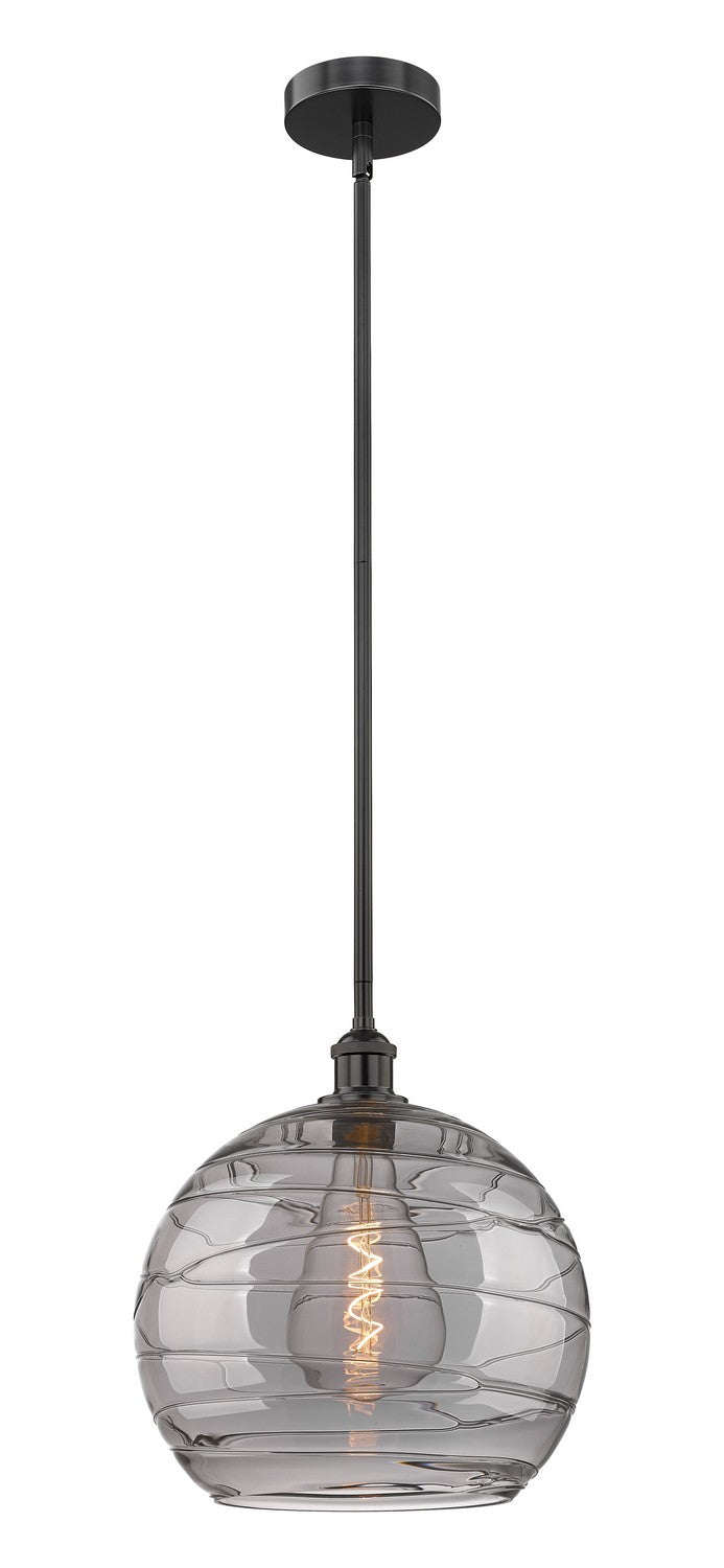 Innovations 616-1S-BK-G1213-14SM One Light Pendant, Matte Black