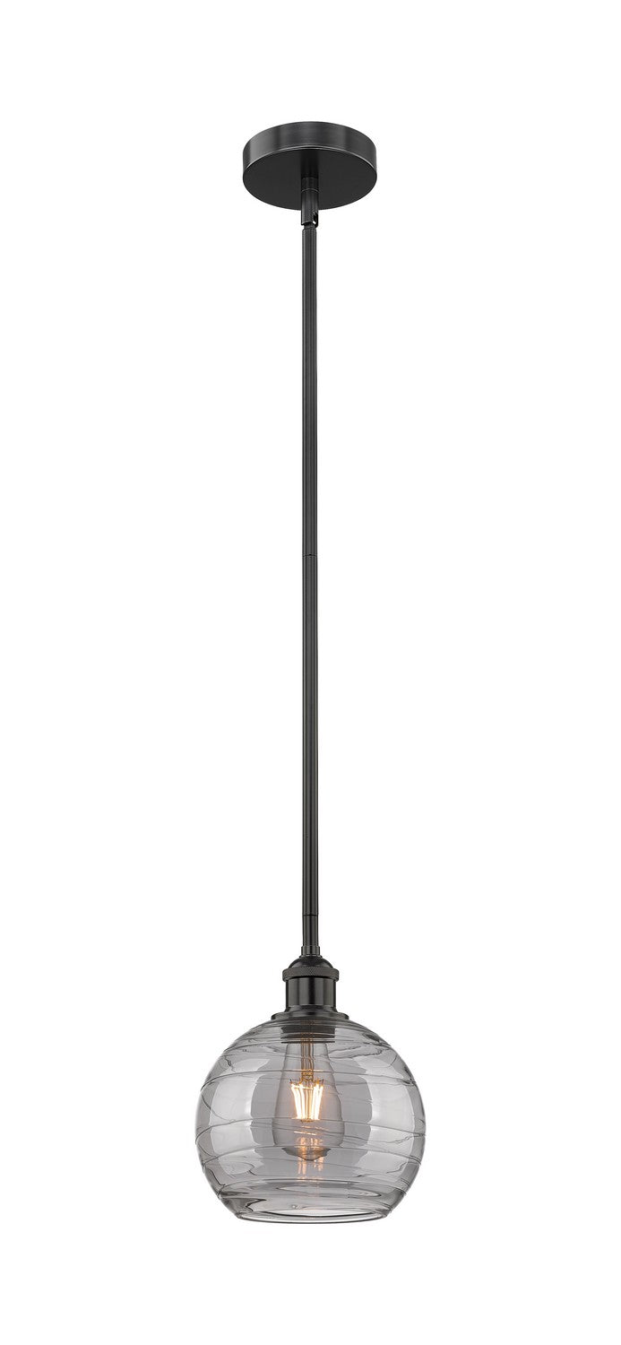 Innovations 616-1S-BK-G1213-8SM One Light Mini Pendant, Matte Black