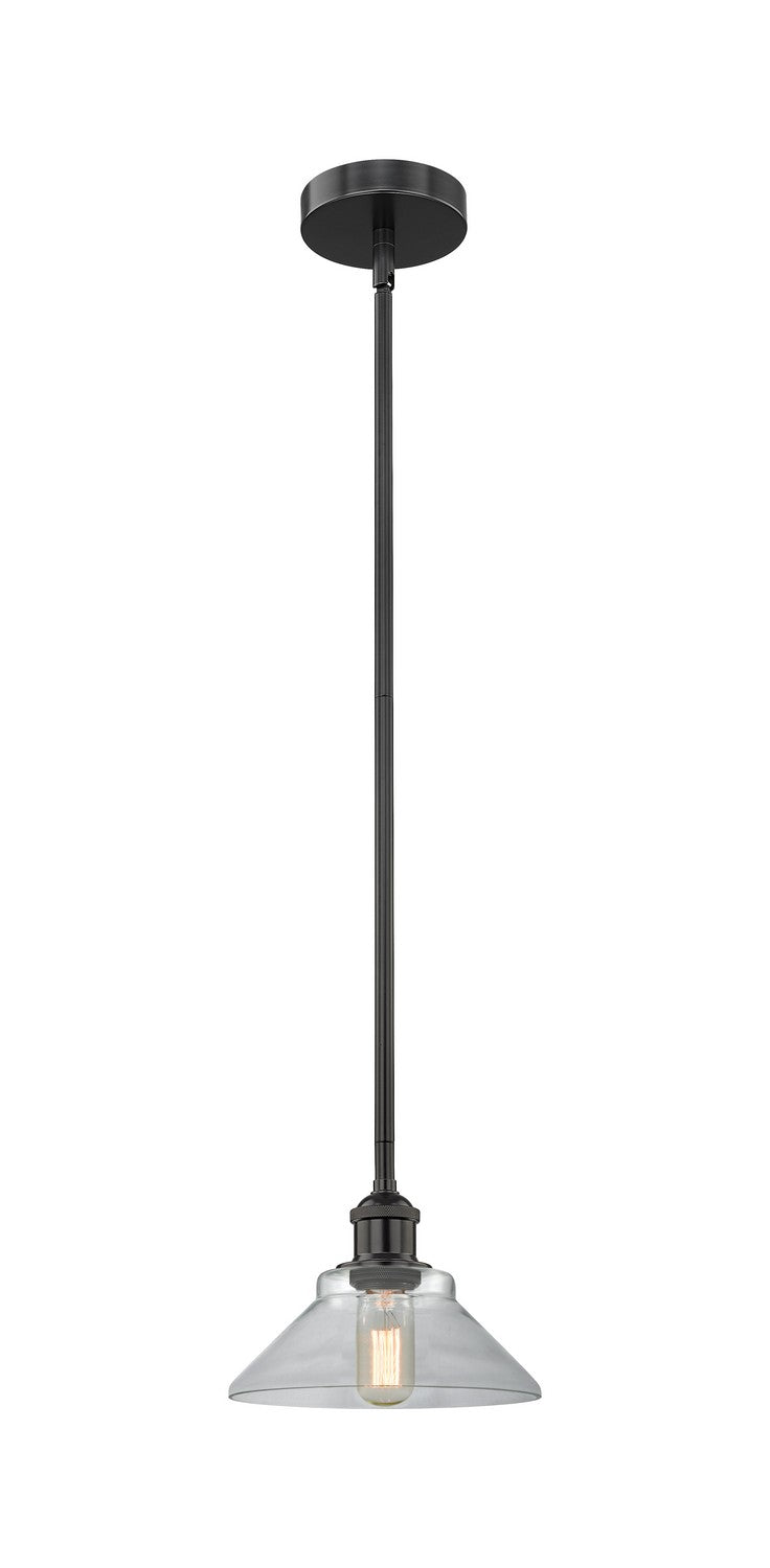 Innovations 616-1S-BK-G132 One Light Mini Pendant, Matte Black