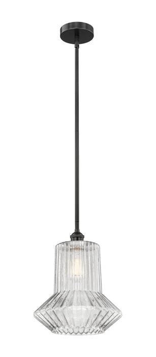 Innovations 616-1S-BK-G212 One Light Mini Pendant, Matte Black