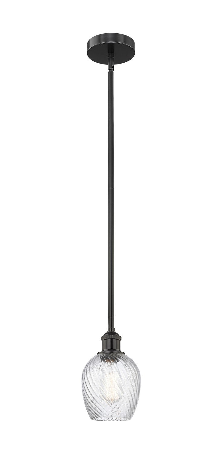 Innovations 616-1S-BK-G292 One Light Mini Pendant, Matte Black