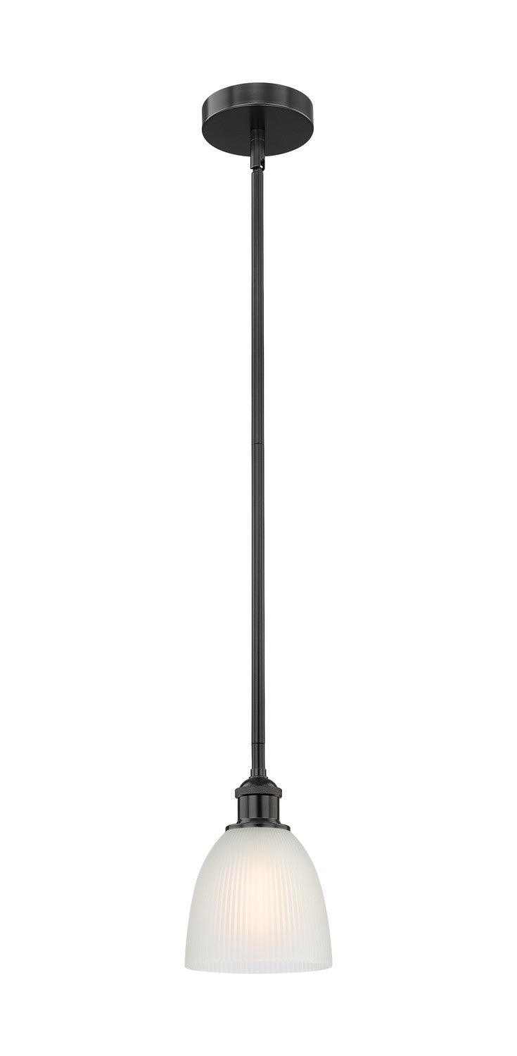 Innovations 616-1S-BK-G381 One Light Mini Pendant, Matte Black