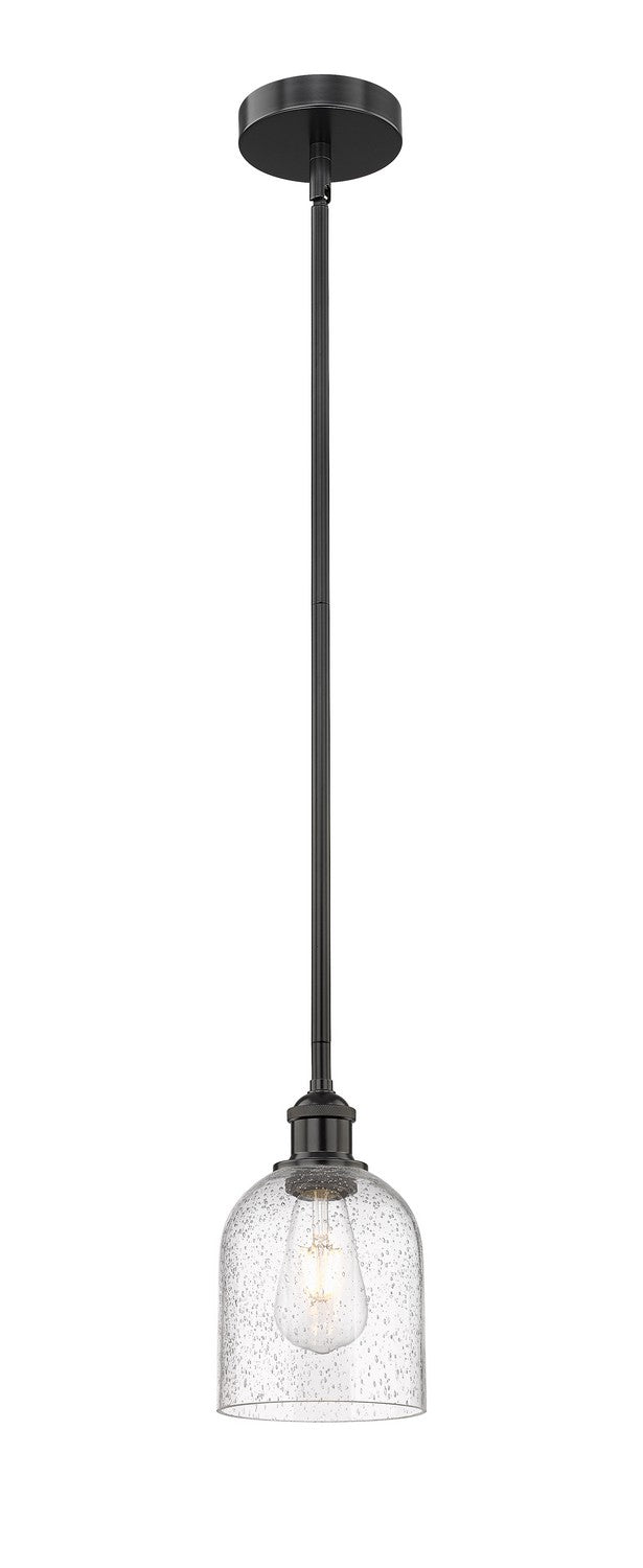 Innovations 616-1S-BK-G558-6SDY One Light Mini Pendant, Matte Black