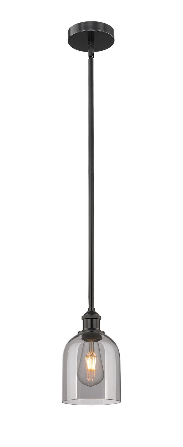 Innovations 616-1S-BK-G558-6SM One Light Mini Pendant, Matte Black