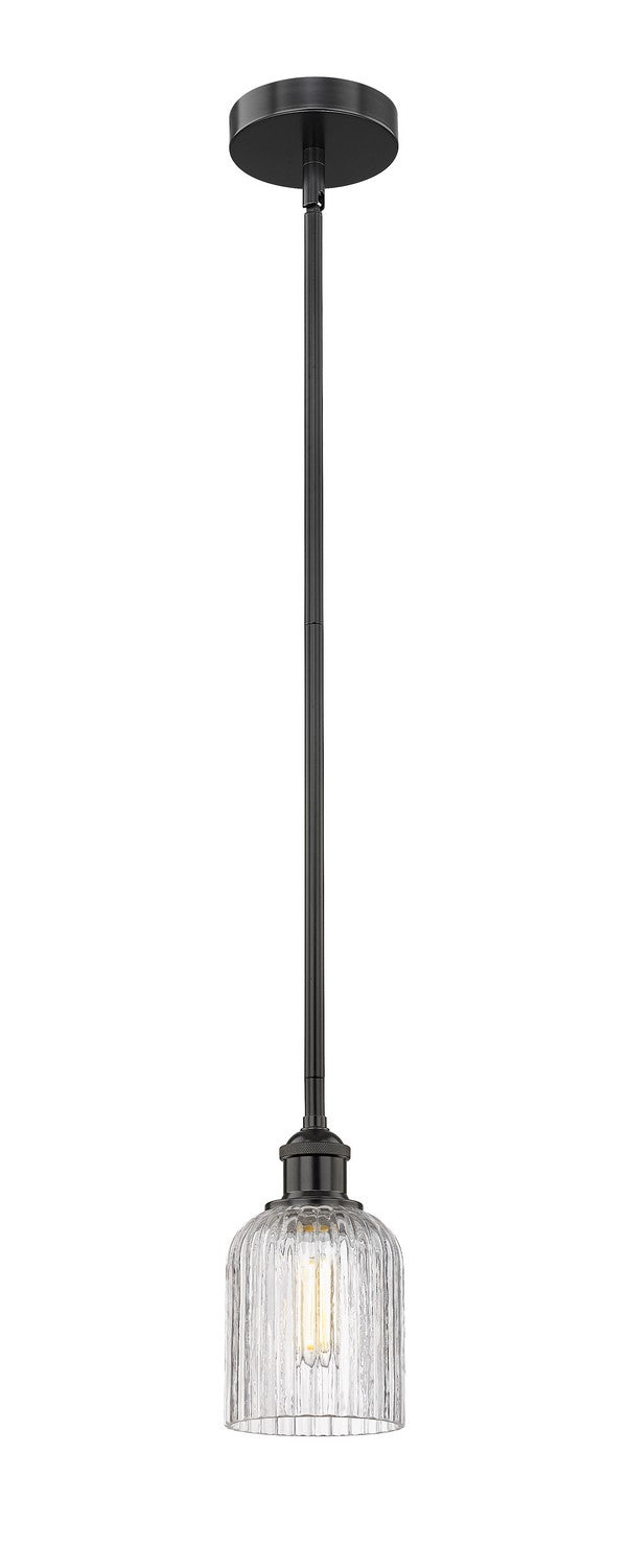 Innovations 616-1S-BK-G559-5CL One Light Mini Pendant, Matte Black