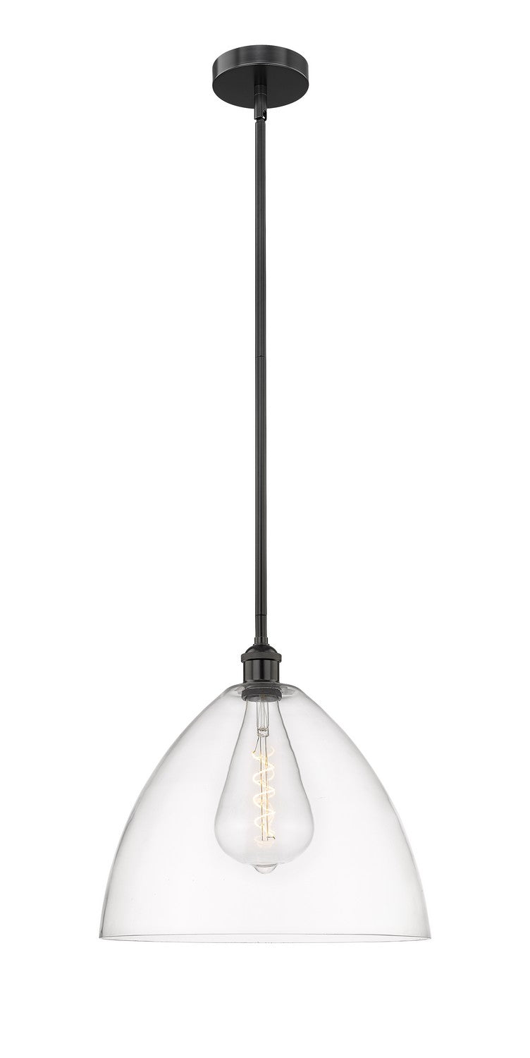 Innovations 616-1S-BK-GBD-162 One Light Pendant, Matte Black