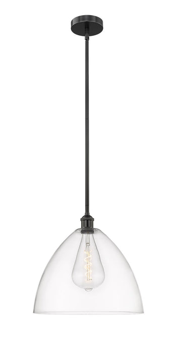 Innovations 616-1S-BK-GBD-162 One Light Pendant, Matte Black