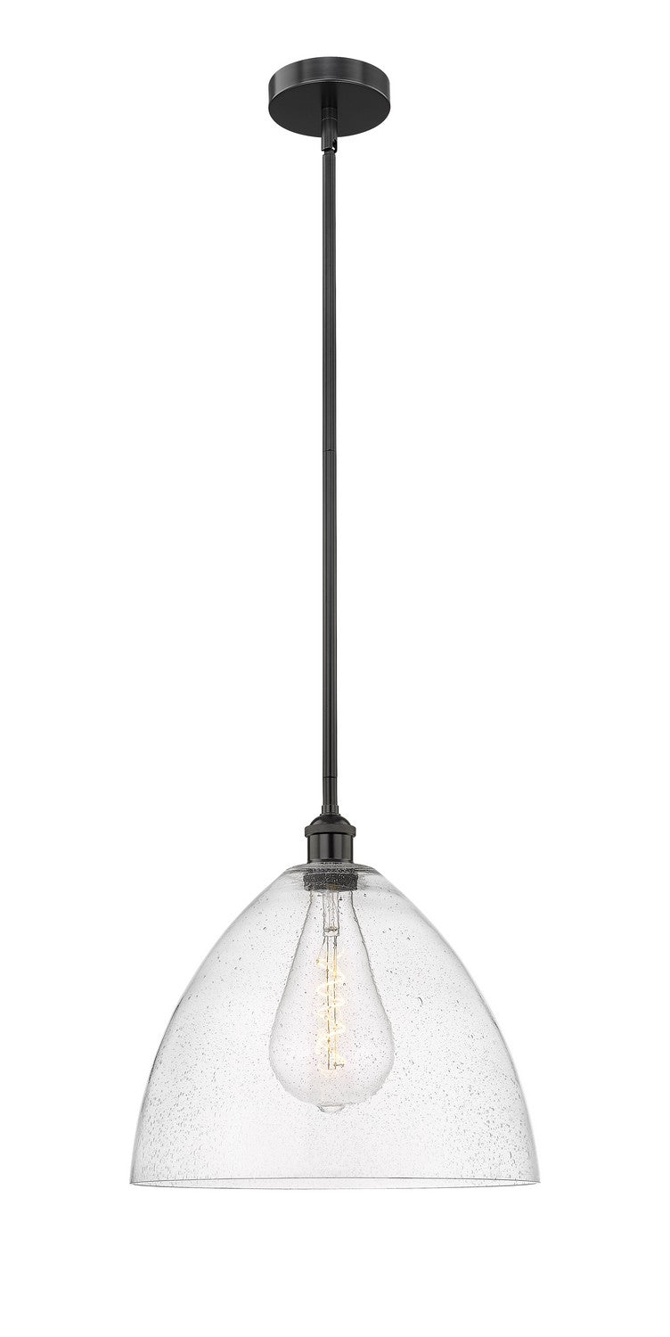 Innovations 616-1S-BK-GBD-164 One Light Pendant, Matte Black
