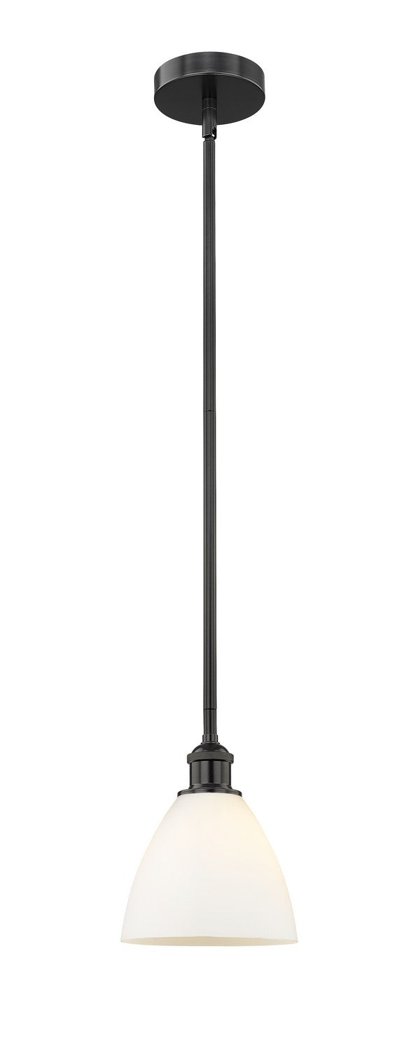 Innovations 616-1S-BK-GBD-751 One Light Mini Pendant, Matte Black