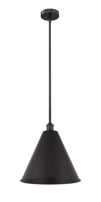 Innovations 616-1S-BK-MBC-16-BK One Light Mini Pendant, Matte Black
